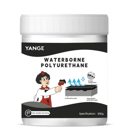 Repairing roof leaks with water-based polyurethane