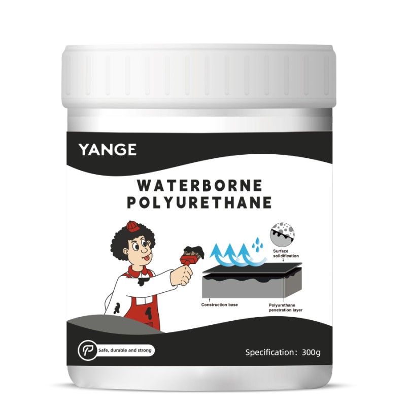 Repairing roof leaks with water-based polyurethane