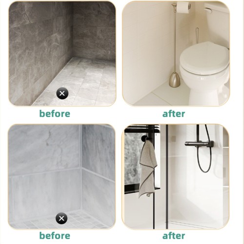 Tile renovation color changing paint 