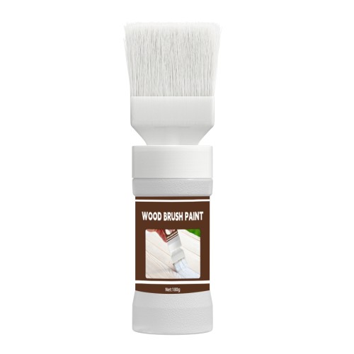 Wood brush paint